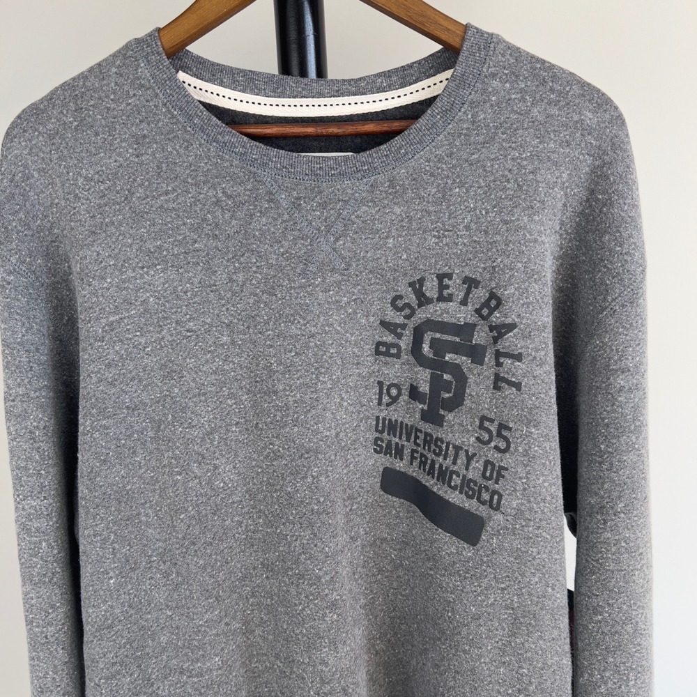 NWT Roots of Fight USF Basketball Sweatshirt XL University of San Francisco Grey